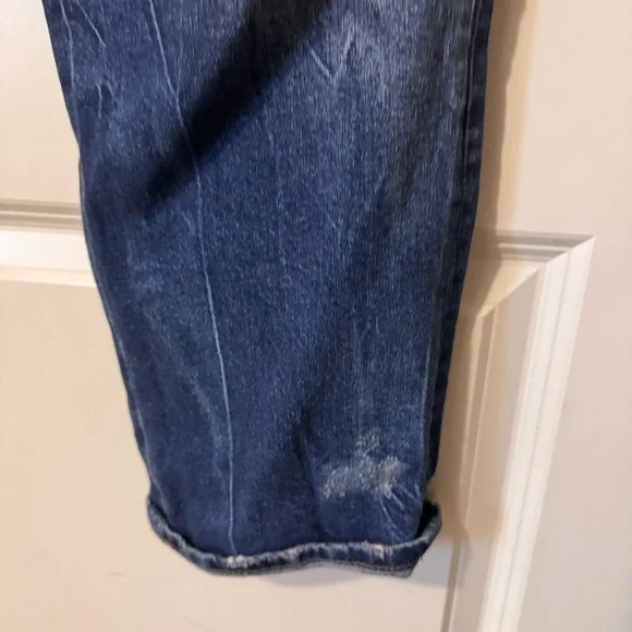 FREE PEOPLE CEM EMBELLISHED DISTRESSED JEANS size 28 - Picture 7 of 8